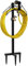 Artigarden Support de tuyau d'arrosage sur pied avec robinet