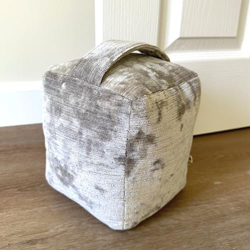 Home Decor Heavy Door Stops with Handle, Fabric Door stoppers for Floor - Novelty Doorstop 2.3 Kilo Weighted Doorstopper for Kids