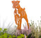 Terma Stahldesign Edelrost Hund Verschiedene Rassen, Handmade Germany, tolle gartendeko aus Rost-Metall, deko rostoptik, Rostfiguren Tiere, rostfiguren Garten, Rostdeko (Jagdterrier)