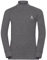 Odlo Kinder Funktionsunterwäsche Langarm Shirt mit Reißverschluss ACTIVE WARM ECO, odlo steel grey melange, 152