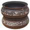 Madacha Set di 2 piatti in terracotta da 0,9 litri