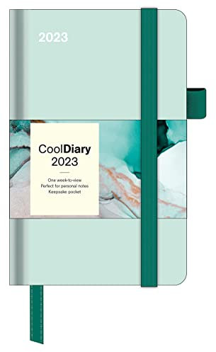 Pastel Mint 2023 - Diary - Buchkalender - Taschenkalender - 9x14: Cool Diary