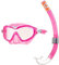 Aqualung Unisex Youth Combo Mix Schnorchelset, Pink/Weiß, S