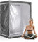 ZONEMEL Tenda da sauna a grandezza naturale, portatile, per 1 o 2 persone, corpo intero, per rilassarsi, disintossicante, vaporizzatore non incluso (L47,24 x L31,5 x H63, porta trasparente)