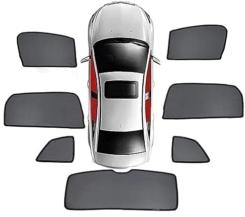 Car Front Rear Side Window Shades Self-Adhesive Magnetic Sun Visor Sunshades for Tesla Model 3, Blinds Shield Windshield Cover, Blackout Block UV Rays