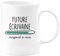 quotedazur - Mug Future Ecrivaine Chargement En Cours - Blanc/Céramique
