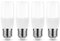 NuLoXx 4er Pack LED Stick T35 6W/860 E27, 6000K tageslichtweiß, 480 Lumen, ersetzt 45W, 360° Abstrahlwinkel, AC 220-240V, 25.000 Stunden, Stabform