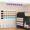 MOACC 12PCS Porta Cialde Caffe, Porta Capsule per Nespresso, Compatibile con 54 Grani Vertuoline o 72 Grani Originali, Organizzatore di Chicchi di Caffè Autoadesivo