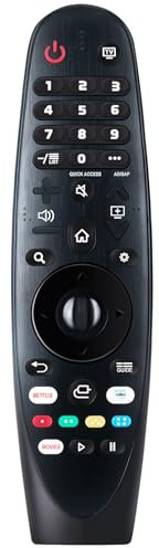 MR20GA AKB75855501 Infrared Replace Remote Compatible with LG TV 55UN8000PUB 65UN8050PUD 65UN9000AUJ 82UN8570AUD 55UN7100PUA 55UN6955ZUF 75UN7370PUB 55UN7000PUB 43UN7300PUF 55UN8050PUD 60UN7000PUB