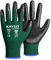KAYGO Safety Work Gloves Nitrile Coated, Good Grip and Dexterity, 12 Pairs General Purpose Working Gloves for Men and Women, Ideal for Construction Warehouse Automotive DIY, KG12N (Dark Green, M)