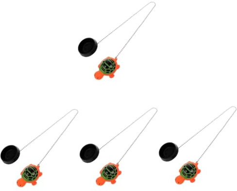 Gadpiparty 4stücke Turtle Badewannenstöpsel Mit Kette Universeller Abflussstopfen Für Und Waschbecken Effektiver Haarfänger Und Abflussstopper Installieren Reinigen