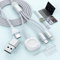 100W USB C Apple Watch Charger, 3 in 2 USB C Multi Fast Charging Cable for iWatch & iPhone, 6FT Travel Magnetic Charging Cable for iPhone 16/15/14/13/12/11/X, iWatch Ultra/SE/9/8/7/6/5/4/3/2/1, Galaxy