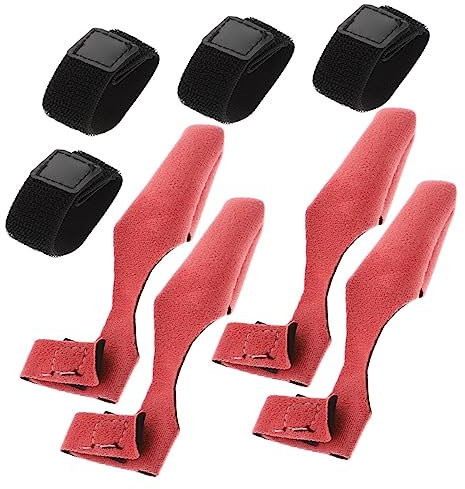 ADOCARN 4 Sets Fishing Rod Tip Sleeve Protectors Rod Tie Straps High Elastic for Anglers and Outdoor Use