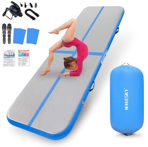 Aufblasbare Air Rolle Track, 80/100/120cm Air Roll Turnen Gymnastik Tumbling Matte, Air Barrel Air Tumbling Track für zuhause, Outdoor, Fitness, Training