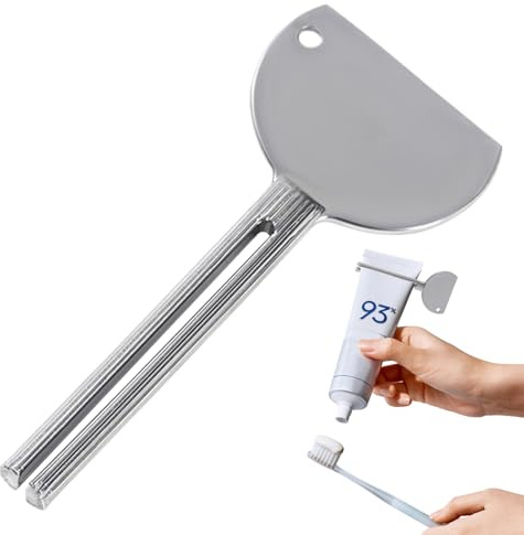 Presse-dentifrice manuel – Rouleau et essoreuse à tube portatif, outil de dentifrice cosmétique en métal | Presse-agrumes pour dentifrice, peinture, crème, Tubes Lotion, utilisation dans la s