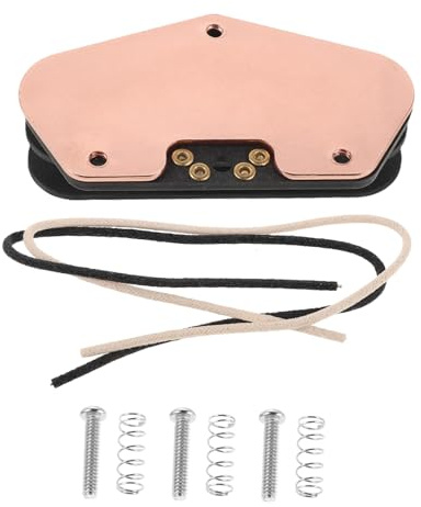 DEARMAMY 1 Set Micro Double Bobinage Humbucker pour Guitare Électrique Sortie Haute Volume et Matériaux Métal Plastique pour Performances Live et Améliorations Acoustiques