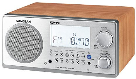 Sangean WR-2 WALNUT - Radio Portátil