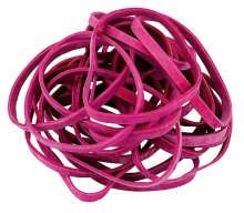 Wihedü 515.230 Gummibänder und X-Bänder Gummiband 150x4mm 50g rot