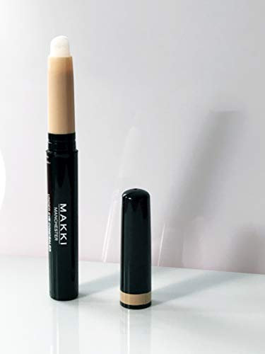 MAKKI Langer Halt cremig concealer abdeck Make-up- abdeckstift gegen Hautunreinheiten & Augenringe - seidig - nicht ölig Naturbeige 02