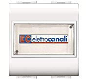 ELETTROCANALI MY LIFE PULSANTE C/PORTANOME 16A BIANCO