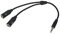 Konix Mythics Câble Adaptateur Jack 3,5 mm pour Casque Universel - Noir