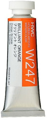 Radiant Orange W247C (Holbein Watercolor)