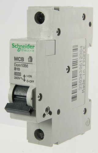 Square D DOM10B6 - 10a Type B Single Pole MCB