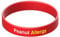 The ID Band Company Alert Peanut Allergy Silicone Wristband-20.2cm -Red