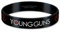 Young Guns Official Wristband Logo Bones 17mm Rubber Accessory Size