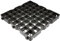 LANDGRID 5m² 40LG Rasengitter Paddockplatten 50x50x4 cm - Schwarz - Polyethylen (PE) - Reißverschluss - Paddock