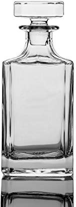 Queen&Stone Kristall Wein Dekanter 1.219 Dekanter mit Stopper