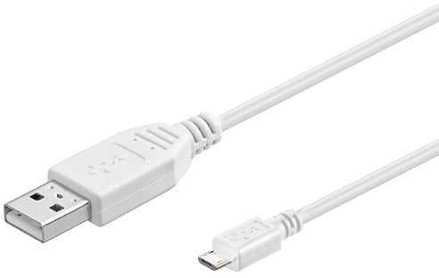 PremiumCord Câble Micro USB 2.0 A-B 5 m Blanc
