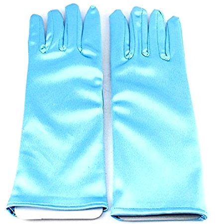 Handschuhe - hellblau - elsa - Mädchen - Karneval - Halloween - Geschenkidee für Weihnachten und Geburtstag