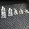 SUPERTOOL Door Hinges, Transparent, Size S, 25X35MM, Durable Acrylic Plastic Butt Hinges for Door, Piano, Cabinet, and Piano (10 Pcs)