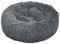 Dehner Hunde- und Katzenbett Cookie, Ø ca. 58 cm, Höhe ca. 14 cm, Polyester/Plüsch, grau