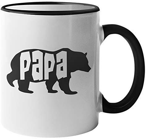 Papa Ours Tasse cadeau – père Idée cadeau – Tasse à café – Tasse pour fête des pères