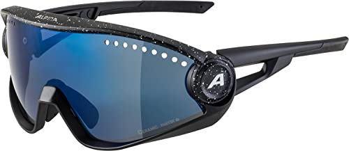 ALPINA Unisex, Sportbrille, Black Blur, Einheitsgröße