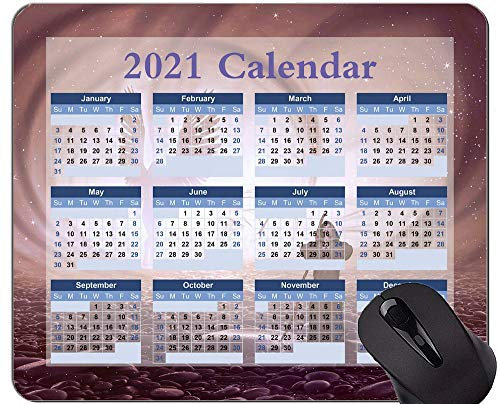 Kalender 2021 Jahre Mauspad, Monk Angel Pray Office Mauspad