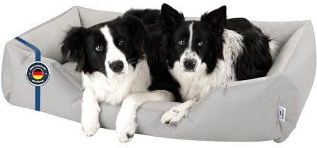BedDog Hundebett Zara, Hundekissen mit abziehbaren waschbaren Bezug, Hundekorb, Hundesofa, für große Hunde, XXXL
