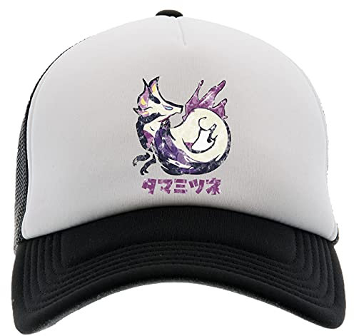 Enigmae Monster Jäger Erhebt euch Mizutsune Kanji Baseball Kappe Hut Unisex Männer Frauen Schaum Vorne Mesh Zurück Schwarz Cap Foam Front Mesh Back