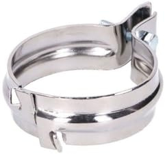 Auspuffhalteschelle Auspuff Schelle 2 teilig chrom kompatibel für SIMSON S 50 51 53 70 83-1996
