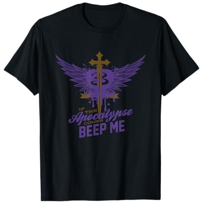 Buffy The Vampire Slayer If the Apocalypse Comes Beep Me 90s T-Shirt