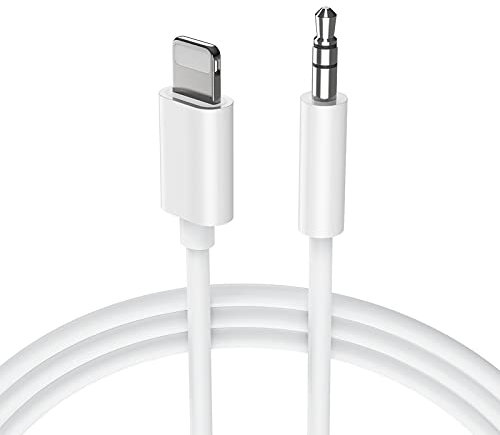 Câble Audio Auxiliaire Adaptateur de Voiture iPhone Câble Jack 3.5 mm Compatible avec iPhone 13 13Mini 13 Pro 13Pro Max 12 12 Pro 11 Pro Max X XS XR X 8 7 Plus