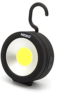 NEBO Angle Light Battery Operated Adjustable Magnetic Work | Camping Light with Hanging Hook
