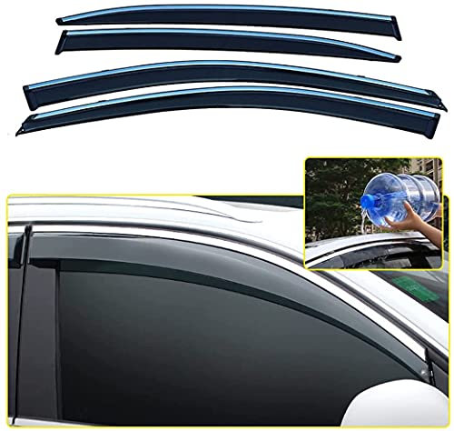 WITH001 4 Stück Auto Windabweiser für Ford KUGA 2013-2019, Hohe Qualität Winddicht Sonnenschutz Schatten Windabweiser