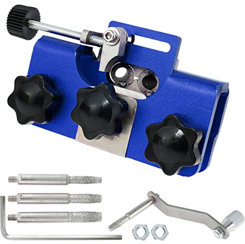 A/R Aiguiseur de chaîne portable | Gabarit d'affûtage de chaîne de tronçonneuse manuel léger et portable, pour la plupart des tronçonneuses