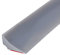 2M Barrera de Ducha Silicona Barrera Agua Ducha Autoadhesiva Borde Plato Ducha Umbral de Ducha Plegable Barrera para Agua de Baño y Cocina, Gris(Un adhesivo de soporte)