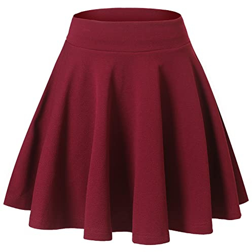 Hoerev Frauen Mädchen Flared Casual Mini Schule Tennis Skater Casual Tanz Rock mit Shorts