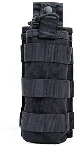 ARSMI Universal Tactical Radio Pouch compatible with Molle Two Way Radio Case Holder Bag Compatible With 5.11 Bags Intercom bag