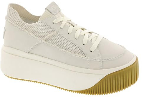 UGG Damen EZ-Duzzit Lace Sneaker, Weiss/opulenter Garten, 38 EU